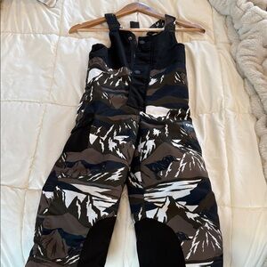 Kids   Picture Snow boarding bibs